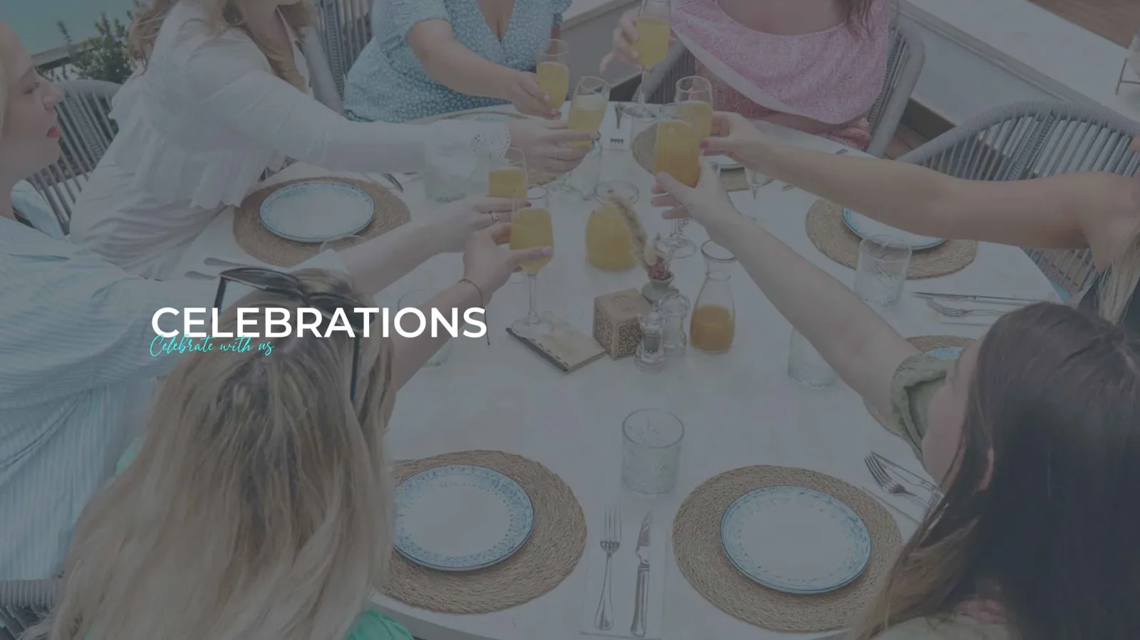 Restaurant website design and booking system, food and drinks menu