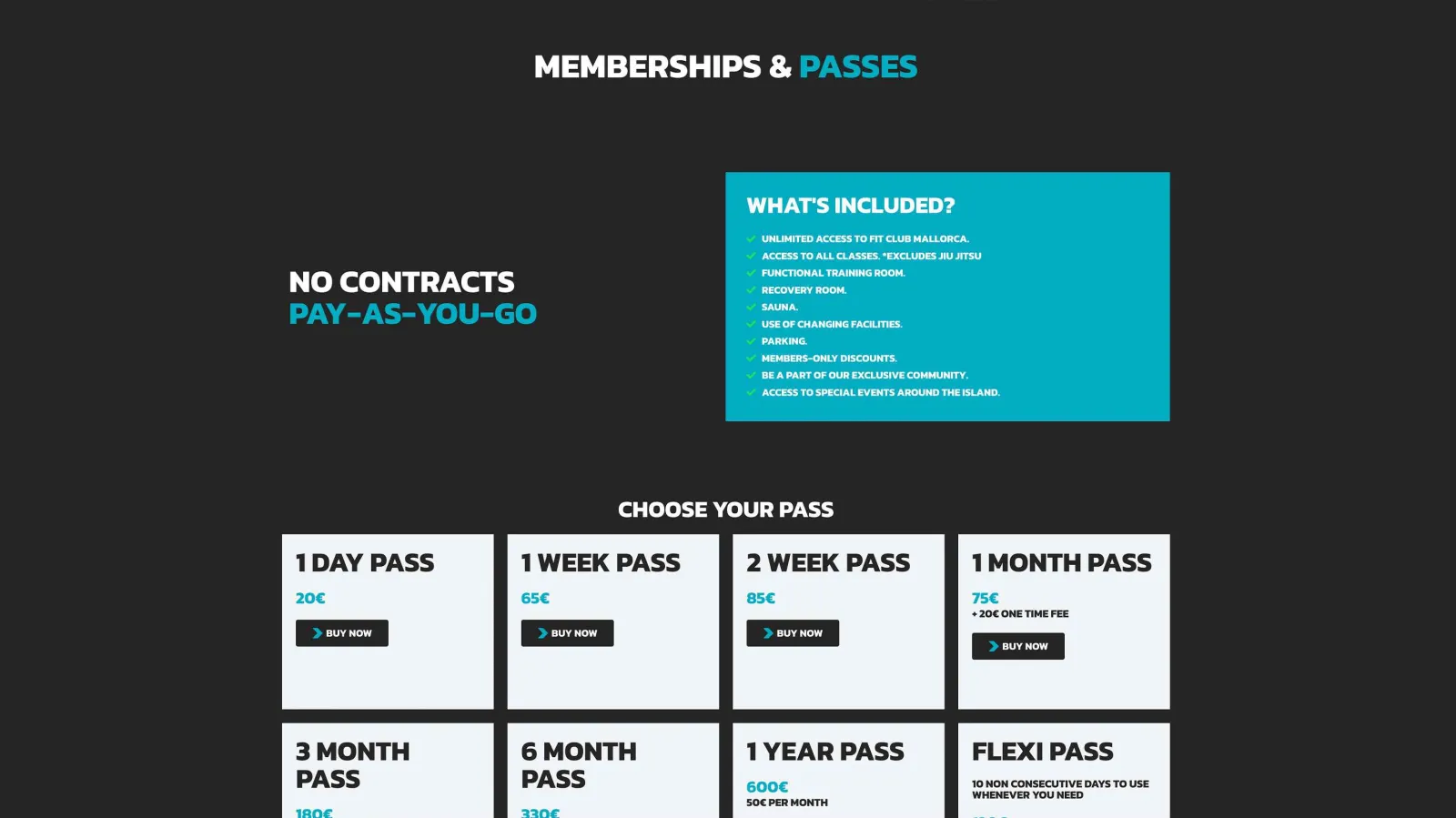 Website and SEO for Fit Club, result