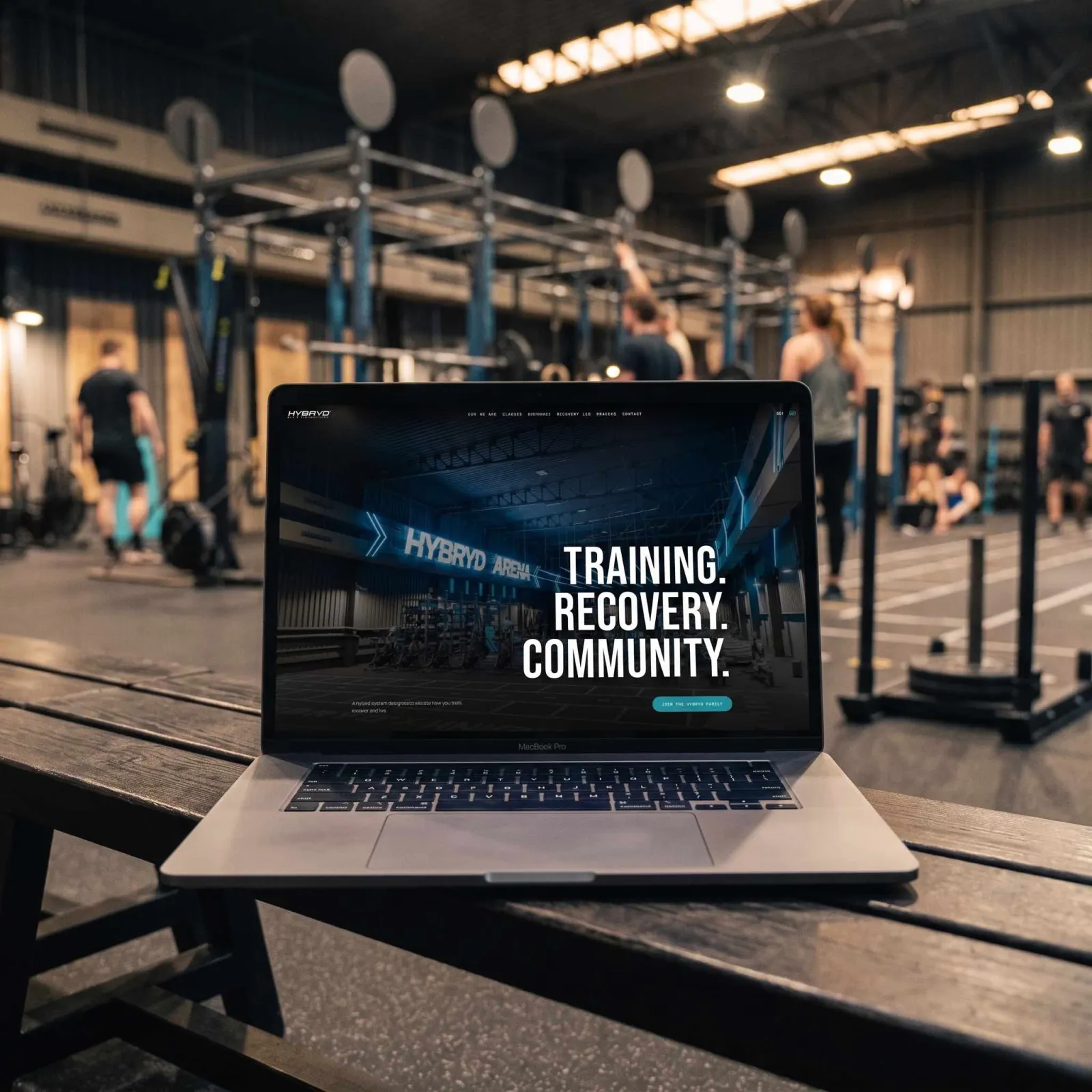 Hybryd Mallorca gym website by Jayco Digital