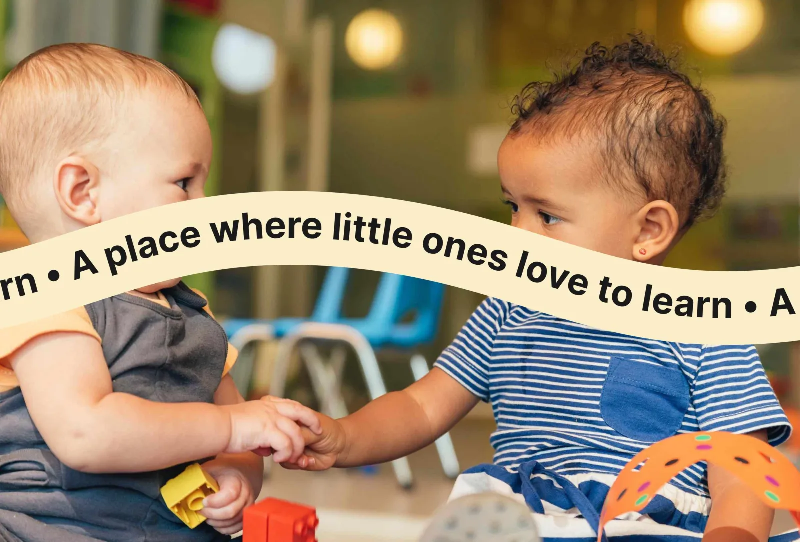 Little Bees Childcare website, why Little Bees section