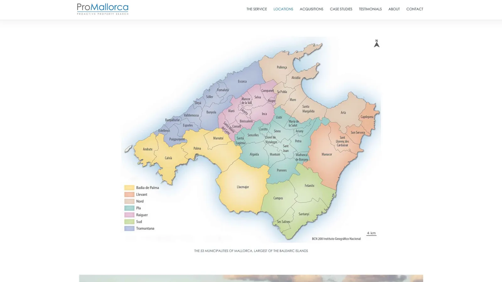 Website design for Property Mallorca, property page